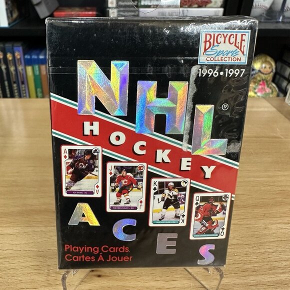 1996-97 NHL Hockey Aces Playing Cards Factory Bicycle Sealed & Unopened - Picture 1 of 2